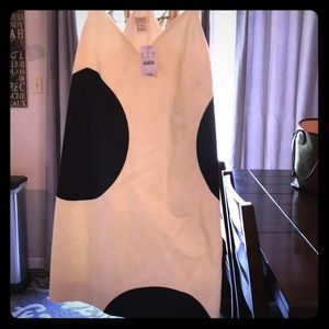 Black and white polka dress